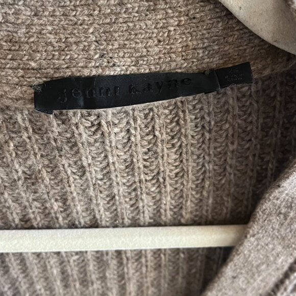 Jenni Kayne Alpaca Cocoon Cardigan, Taupe XS - Picture 4 of 7